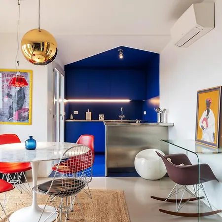 Bilocale Design Con Terrazza - De Angeli Milán